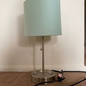Blue/Teal Lamp - Works Great